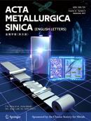 Acta Metallurgica Sinica(English Letters)杂志投稿